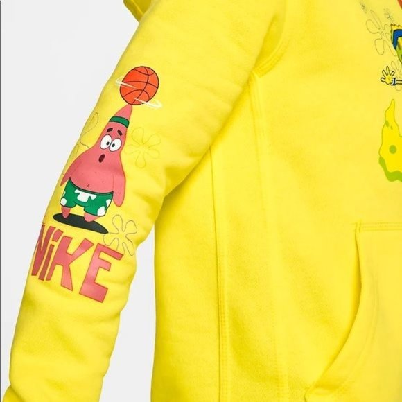 SOLD - Nike x Kyrie Irving Spongebob Pullover Hoodie - Picture 3 of 10